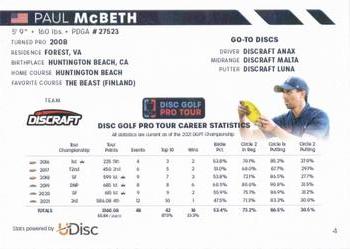 2022 Disc Golf Pro Tour #4 Paul McBeth Back